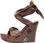 Sergio Rossi Pre-owned Satin sandals Multicolor Dames - Thumbnail 1