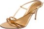 Sergio Rossi Pre-owned Satin sandals Yellow Dames - Thumbnail 1