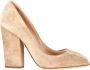 Sergio Rossi Pre-owned Suede heels Beige Dames - Thumbnail 1