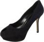 Sergio Rossi Pre-owned Suede heels Blue Dames - Thumbnail 1