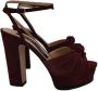 Sergio Rossi Pre-owned Suede heels Brown Dames - Thumbnail 1