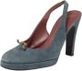 Sergio Rossi Pre-owned Suede sandals Blue Dames - Thumbnail 1