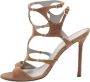 Sergio Rossi Pre-owned Suede sandals Brown Dames - Thumbnail 1