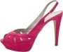 Sergio Rossi Pre-owned Suede sandals Pink Dames - Thumbnail 1