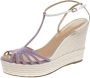 Sergio Rossi Pre-owned Suede sandals Purple Dames - Thumbnail 1