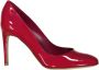 Sergio Rossi Rode Leren Pumps Elegante Stijl - Thumbnail 1