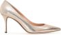 Sergio Rossi Rose Goud Leren Pumps Elegant Ontwerp - Thumbnail 1