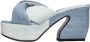 Sergio Rossi Sandalen Blauw - Thumbnail 1