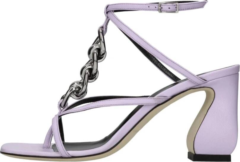 Sergio Rossi Sandalen Lila