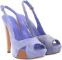 Sergio Rossi Budapest-geïnspireerde hoge hak sandalen Purple Dames - Thumbnail 1
