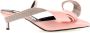 Sergio Rossi Satin Sandal Mule met Strass Applicatie - Thumbnail 1