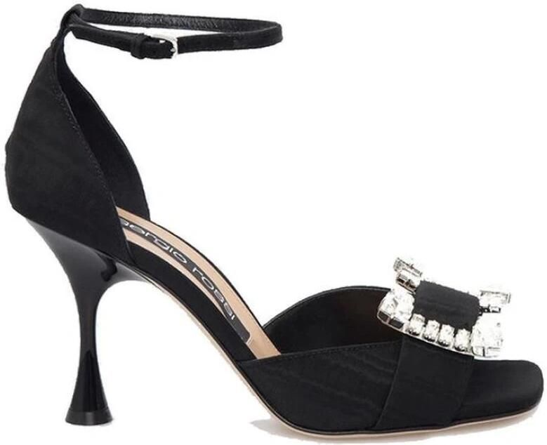 Sergio Rossi Fabric Stiletto Hak Sandalen