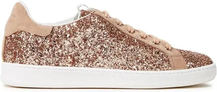 Sergio Rossi Glitterende Geweven Sneakers