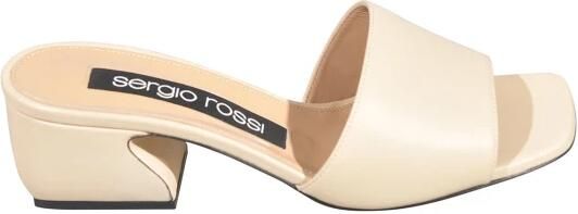 Sergio Rossi Si Rossi Sculptural Curved Heel Sandalen