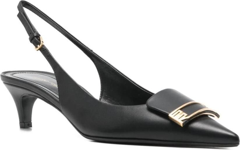 Sergio Rossi Slingback Pumps met Kittenhak - Foto 2