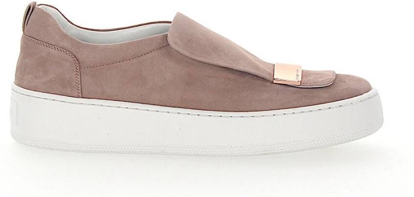 Sergio Rossi Slip-On Sneaker A79290 Beige Rosè Beige Dames