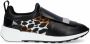 Sergio Rossi Slip Ons Sr.1 Running Kalbsleder Glitzer Zwart Dames - Thumbnail 1