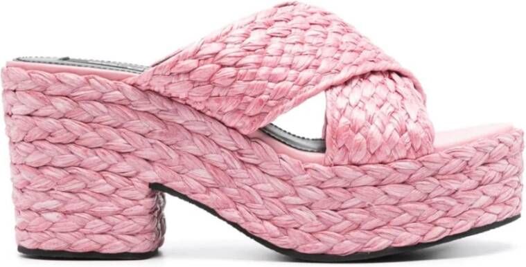 Sergio Rossi Stijlvolle Sandalen Pink Dames