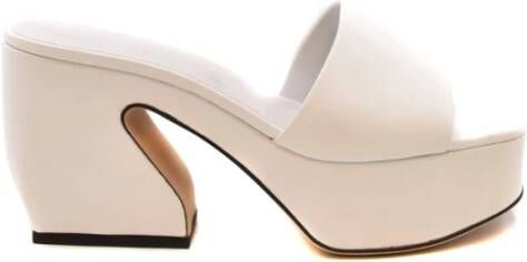 Sergio Rossi Stijlvolle Sandalen White Dames