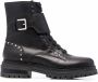 Sergio Rossi Studded Veterschoenen Zwart Dames - Thumbnail 1