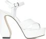 Sergio Rossi Verhoog je stijl met hoge hak sandalen White Dames - Thumbnail 1