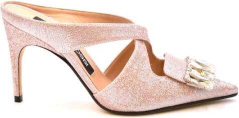 Sergio Rossi Verhoog je stijl met roze hoge hak sandalen Roze Dames