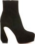 Sergio Rossi Zwarte Dames Pump Booties met Laterale Rits Sluiting Zwart Dames - Thumbnail 1