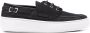 Sergio Rossi Zwarte leren lage sneakers Black Dames - Thumbnail 1
