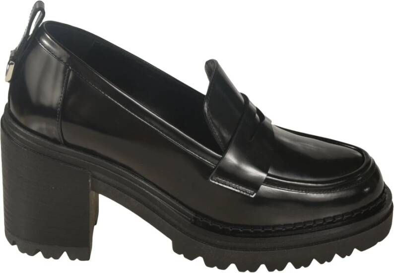 Sergio Rossi Zwarte platte schoenen van Zwart Dames