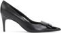 Sergio Rossi Zwarte Pumps Hak 7 5cm - Thumbnail 1