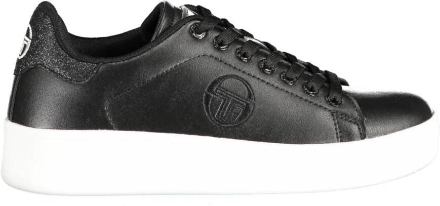Sergio Tacchini Chique Zwarte Geborduurde Sportschoenen Black Dames - Foto 3