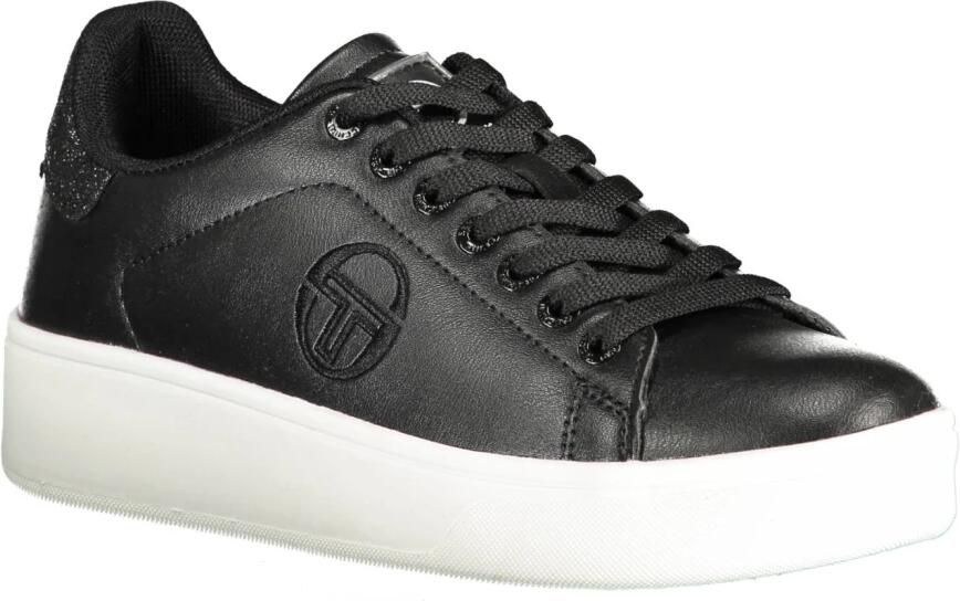 Sergio Tacchini Chique Zwarte Geborduurde Sportschoenen Black Dames - Foto 2