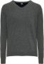 Sergio Tacchini V-hals Wollen Trui met Geribbelde Boorden en Zichtbaar Logo - Thumbnail 1