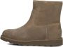SHABBIES Enkellaarsjes Dames Palissa Mia Zip Maat: 40 Materiaal: Suède Kleur: Bruin - Thumbnail 3