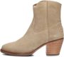 Shabbies Amsterdam Shabbies Joolz Ankie Enkellaarsjes Enkelboots met rits Dames Beige - Thumbnail 2