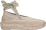 SHABBIES Espadrilles Dames Palma Kimono Maat: 37 Materiaal: Suède Kleur: Beige - Thumbnail 4