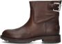 SHABBIES Enkelboots Dames Alyd Ankle Boot Maat: 41 Materiaal: Leer Kleur: Bruin - Thumbnail 3