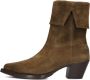SHABBIES Enkellaarsjes Dames Lure Mid Boot Maat: 39 Materiaal: Suède Kleur: Bruin - Thumbnail 3
