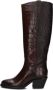 SHABBIES Hoge Laarzen Dames Juul Mid Boot Maat: 38 Materiaal: Leer Kleur: Bruin - Thumbnail 3