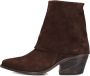SHABBIES Enkellaarsjes Dames Jaira Double Maat: 42 Materiaal: Suède Kleur: Bruin - Thumbnail 3