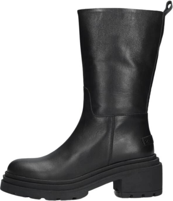 Shabbies Amsterdam Shabbies 183020285 Enkelboots Enkellaarsjes Dames Zwart - Foto 4