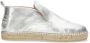 SHABBIES Espadrilles Dames Elche Lofa Metallic Maat: 37 Materiaal: Leer Kleur: Zilver - Thumbnail 10