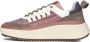 Shabbies Amsterdam Shabbies Chavi Mireille Hoge sneakers Leren Sneaker Dames Paars - Thumbnail 2