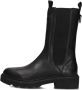 SHABBIES Chelsea Boots Dames Jacy Shelly Maat: 42 Materiaal: Leer Kleur: Zwart - Thumbnail 3