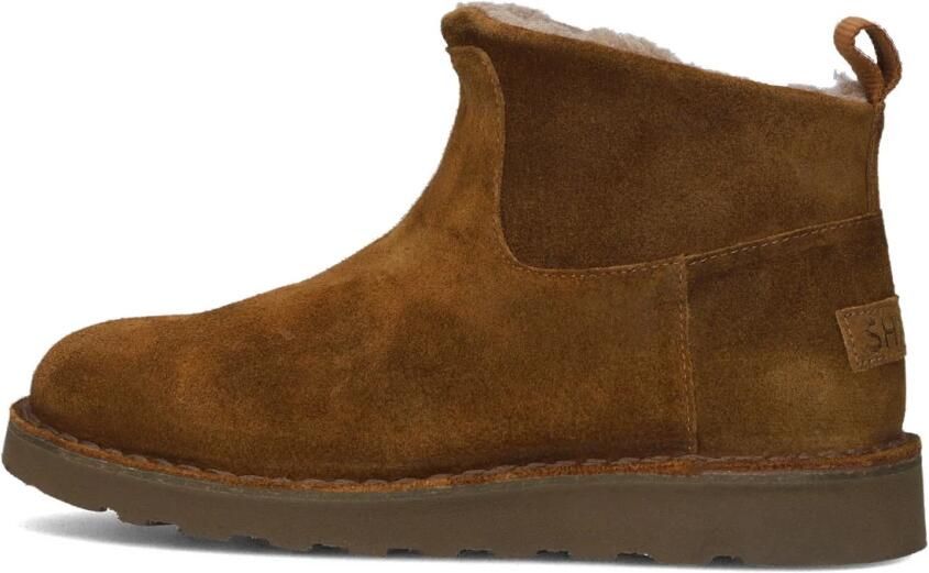 SHABBIES Vachtlaarzen Dames Palissa Ankle Boot Maat: 37 Materiaal: Suède Kleur: Bruin - Foto 4