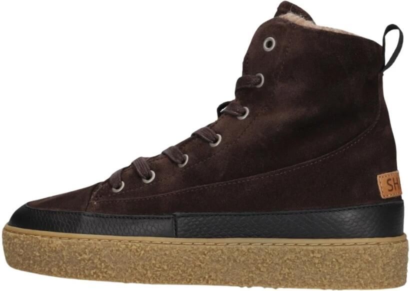 Shabbies Amsterdam CHEWY LILY Ankle Boot Suede Dark Brown - Foto 7