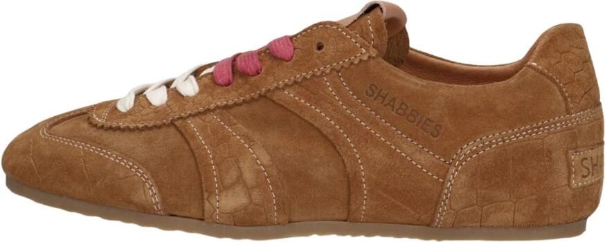 Shabbies Amsterdam Shabbies Ciska Base Sneakers Dames Camel - Foto 2
