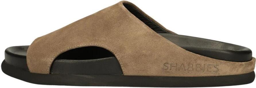 SHABBIES Bruine Slippers Inga Close - Foto 6