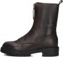 SHABBIES Enkelboots Dames Tirza Zipa Maat: 36 Materiaal: Leer Kleur: Taupe - Thumbnail 2