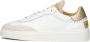 Shabbies Amsterdam Shabbies Bossa Oxford Lage sneakers Leren Sneaker Dames Wit - Thumbnail 2